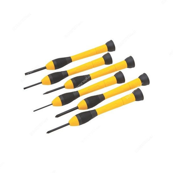 Stanley Precision Screwdriver Set, 0-66-052, 6 Pcs/Set