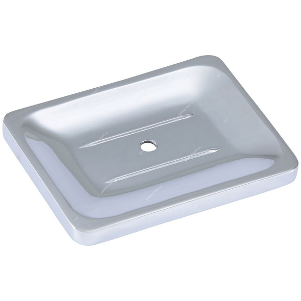 Linisi Soap Dish, 81711, Silver Colour, Steel