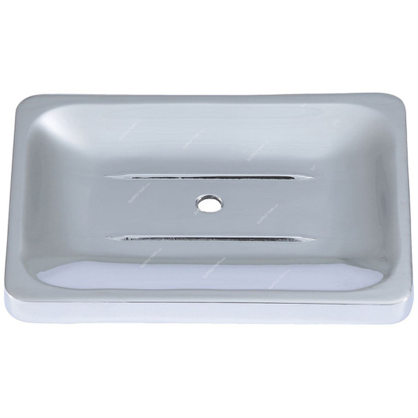 Linisi Soap Dish, 81711, Silver Colour, Steel