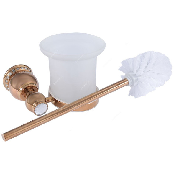 Hayta Toilet Brush Holder, 1450701, Gold Colour, Brass