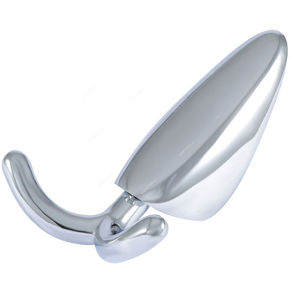 Linisi Single Robe Hook, 89182, Silver Colour, Brass