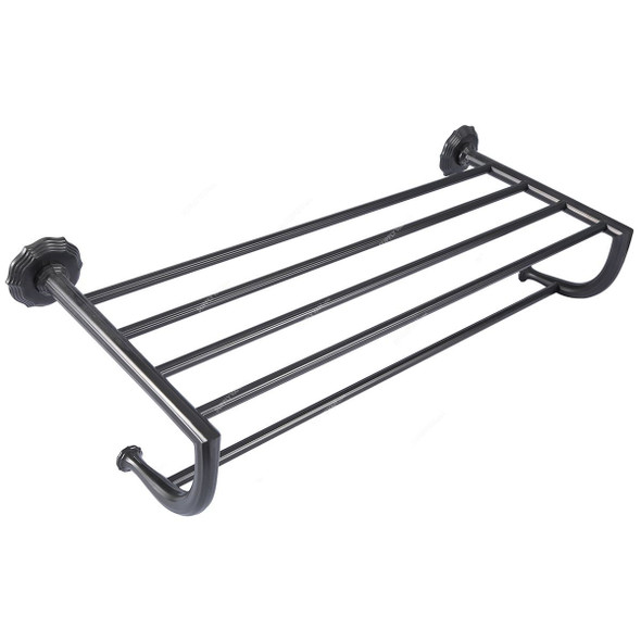 Archie Towel Rack, AT0834C-ORB, Silver Colour, Brass