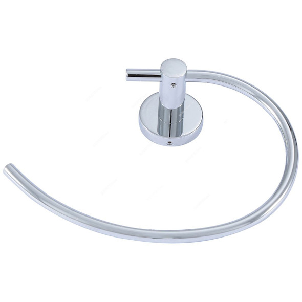 Kludi Rak Towel Ring, RAK21036, Silver Colour, Brass