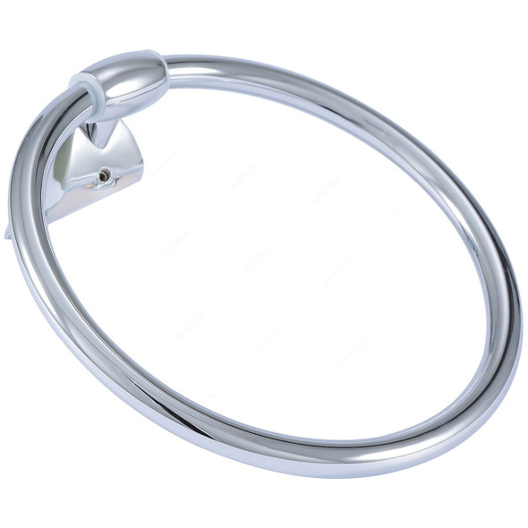 Linisi Towel Ring, 89180, Silver Colour, Brass