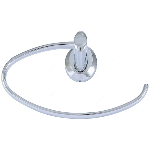 Linisi Towel Ring, 83680, Silver Colour, Brass