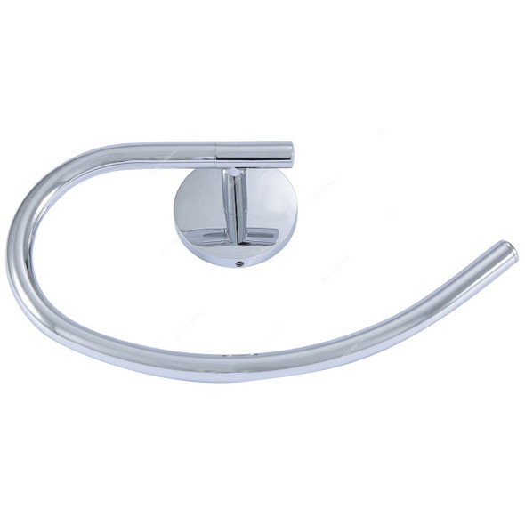 Linisi Towel Ring, 83880, Silver Colour, Brass