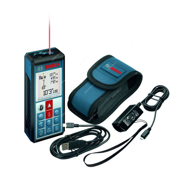 Bosch Laser Measure with Bluetooth Wireless Technology, GLM-100-C, 100 Mtrs
