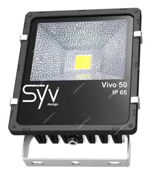 Syv Flood Light, Vivo, 50W, WarmWhite, Black