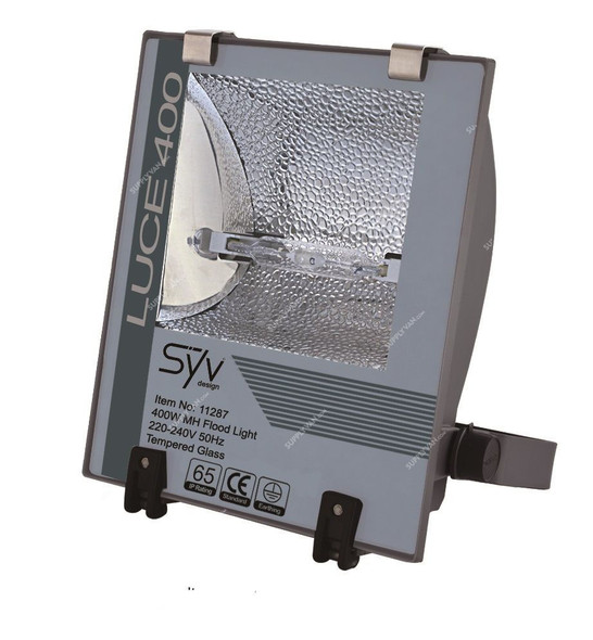 Syv Flood Light, Luce, 400W, Grey