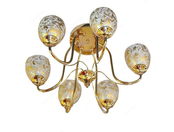Syv Ceiling Light, Stormo, 60W, Gold