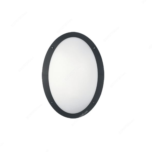 Syv Wall Light, Leader Oval, 23W, 50-60Hz, Black and White