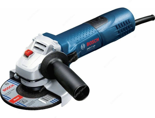 Bosch Angle Grinder Professional With 4Pcs Cutting Disc, GWS-7-115, 4.5 Inch