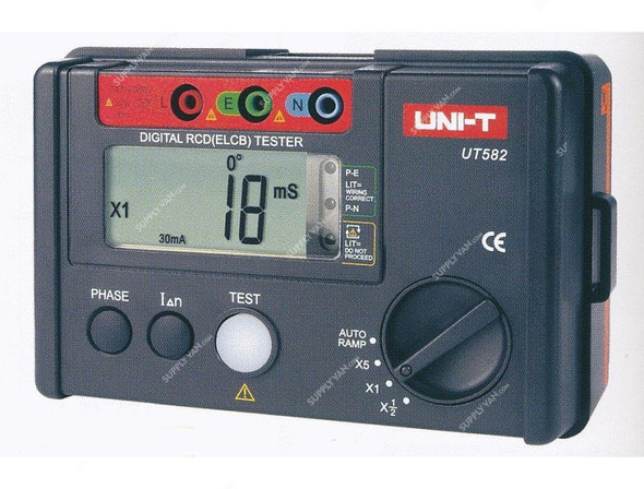 Uni-T Digital RCD(ELCB) Tester, UT582