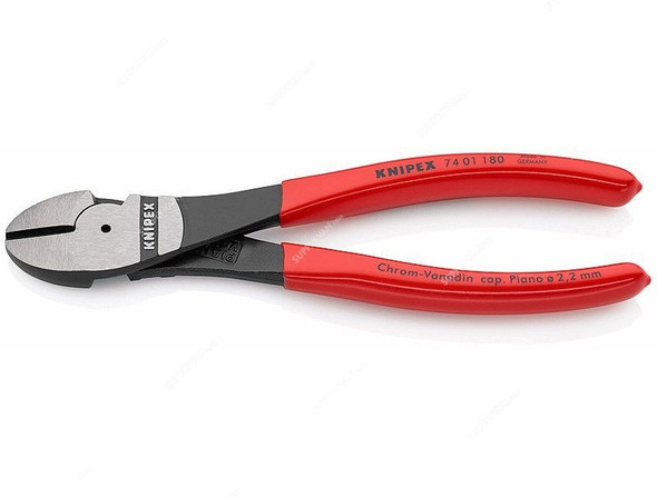 Knipex High Leverage Diagonal Cutter, 7401180, 7 Inch