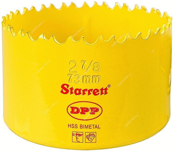 Starrett Dual Pitch Professional Hole Saw, DH0278, 73mm