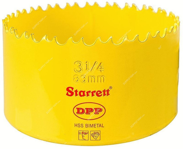 Starrett Dual Pitch Professional Hole Saw, DH0314, 83mm
