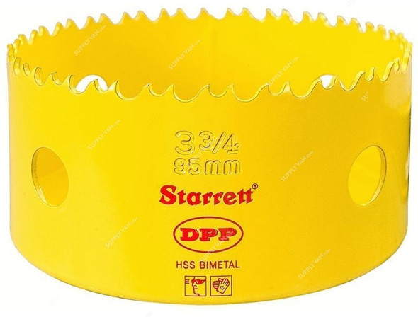 Starrett Dual Pitch Professional Hole Saw, DH0334, 95mm