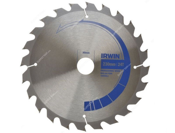 Irwin Circular Saw Blade, IRW10506813, 230x30mm, 24Teeth