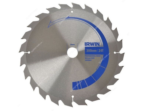 Irwin Circular Saw Blade, IRW10506822, 300x30mm, 24Teeth