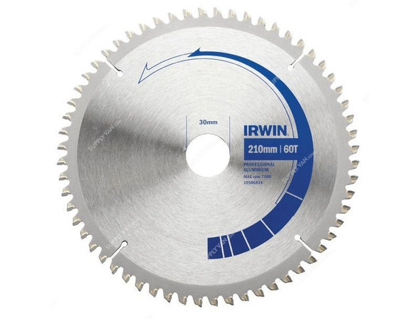 Irwin Circular Saw Blade, IRW10506834, 210x30mm, 60Teeth