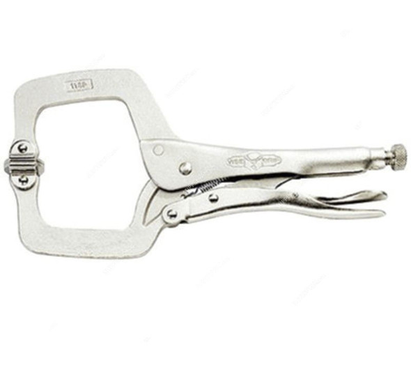 Irwin Locking C-Clamps with Swivel Pad, 18SP, 18 Inch, 200mm Jaw