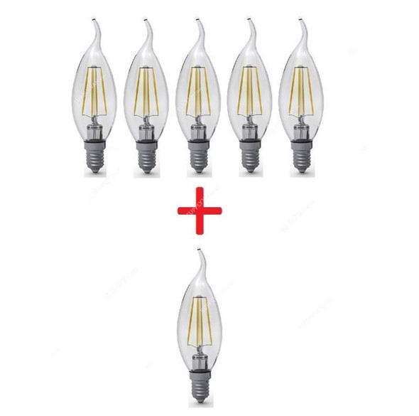 Syv LED Bulb Bundle of 5+1Free, Sirius-T, 4W, WarmWhite