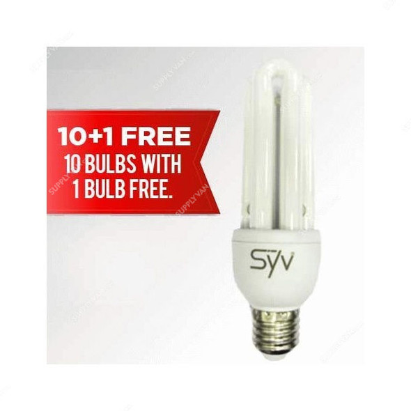 Syv Compact Fluorescent Lamp Bundle of 10+1Free, Enviro, 20W, WarmWhite