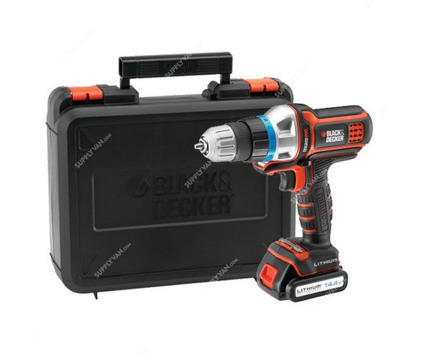 Black and Decker Cordless Drill Multi-Tool Starter Kit, MT143K-GB, 14.4V