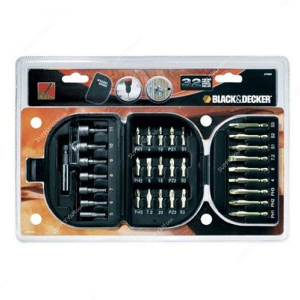 Black and Decker Screwdriver Bit Set, A7094-XJ, 32Pcs