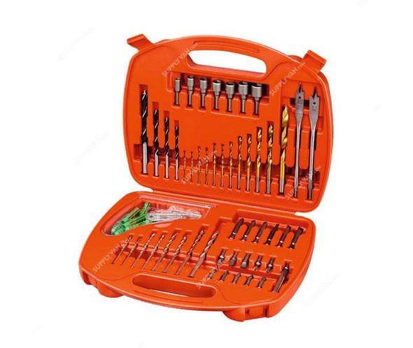 Black and Decker Drilling and Screwdriving Bit Set, A7066-XJ, 50Pcs