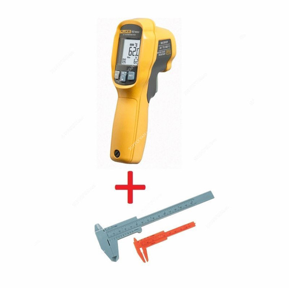 Fluke Infrared Thermometer 62MAX w/ 2 Plastic Vernier Calipers Free