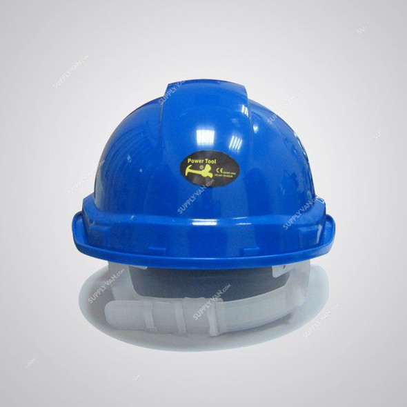 Power Tool Plastic Safety Helmet, PE501, Blue