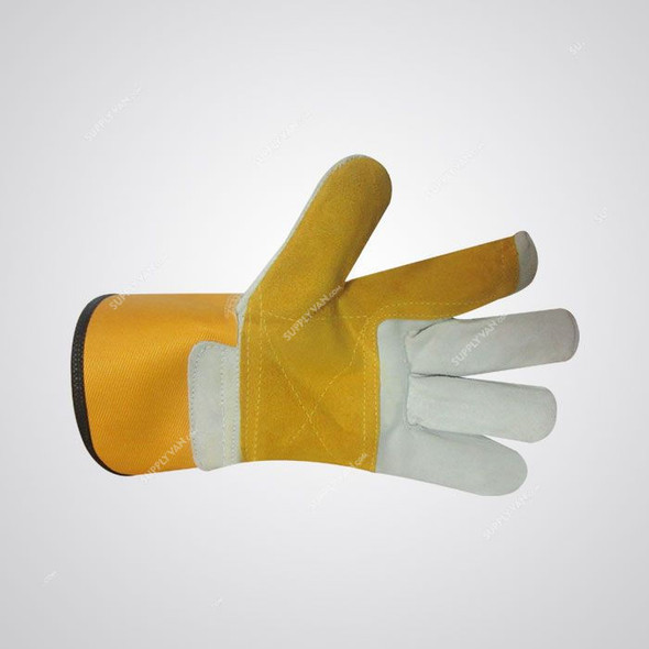 Power Tool Double Palm Gloves, STN2900-1300, Yellow