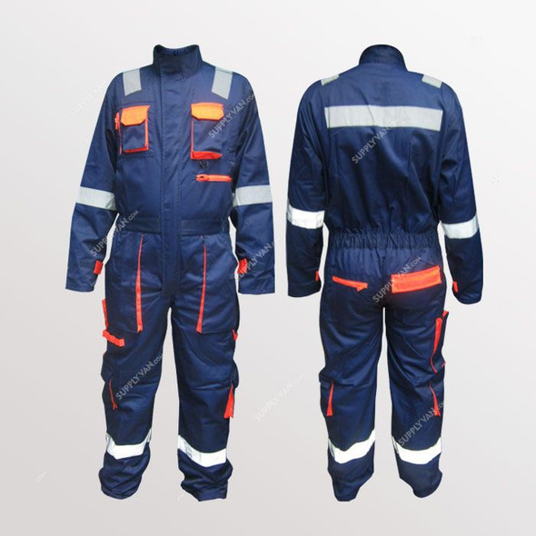 Prime Captain European Coverall, EUC280, M, NavyBlue