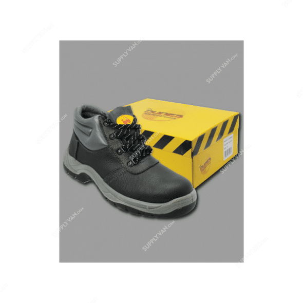 Dunes Safety Shoes, Size46, Black, High Ankle