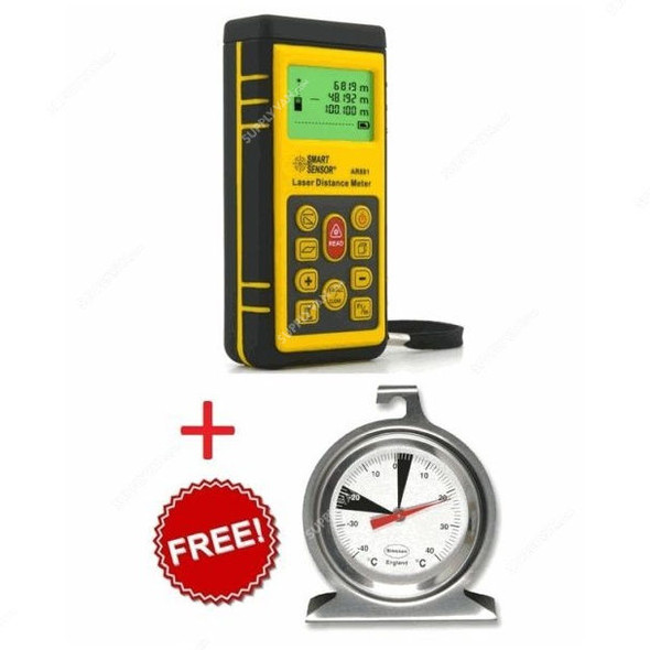 Smart Sensor Laser Distance Meter AR881 Combo w/ Freezer Thermometer