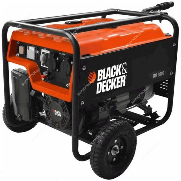 Black and Decker Petrol Generator, BD3000, 2700W