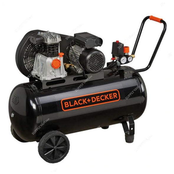 Black and Decker Air Compressor, BD220/100-2M, 1500W, 2.0 HP, 10 Bar, 100 Ltrs Tank Capacity