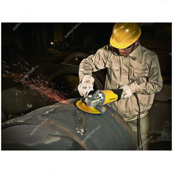 Stanley Angle Grinder With Free Safety Mask, STGL2223-B9, 2200W