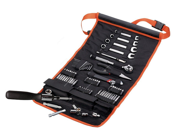 Black and Decker Roll-Up Bag w/ 76Pcs Car Maintenance and Repairing Tools, A7063-QZ