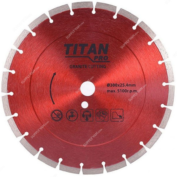 Titan Pro Circular Saw Blade, 300MM, For Granite