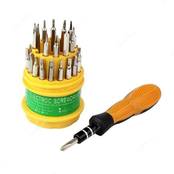 31 in 1 Electron Screwdriver Bit Set, 6036, 31PCS