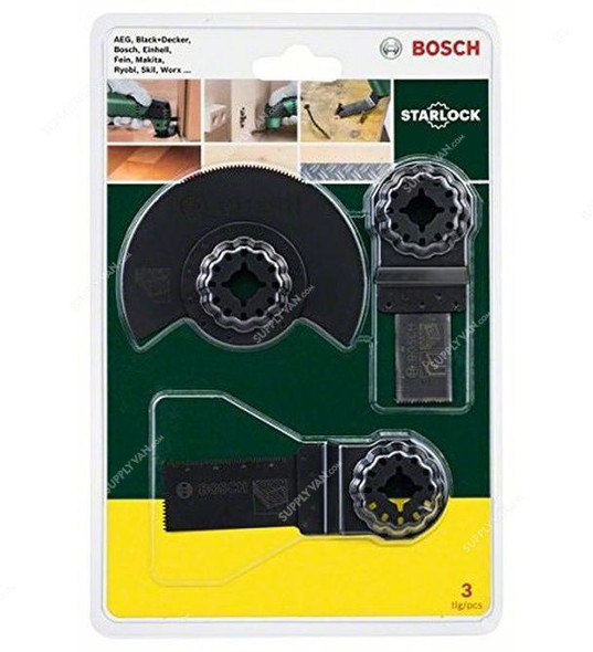 Bosch Multitool Accessory Set, 2607017323, 3PCS