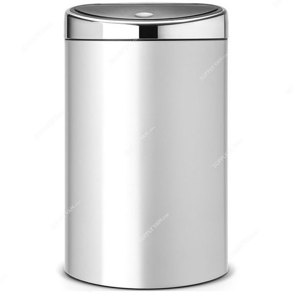 Brabantia Touch Bin, 378683, 40 Litres, Fpp, Matt Steel