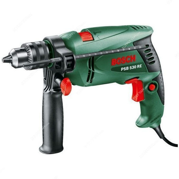 Bosch Impact Drill PSB-530-RE w/Free Bosch X34 Drill Bit Accessory Set