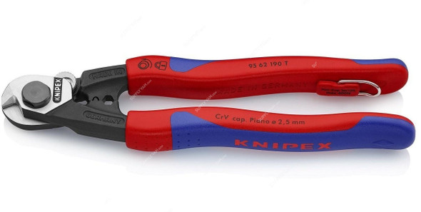 Knipex Wire Rope Cutter, 9562190T, 190MM