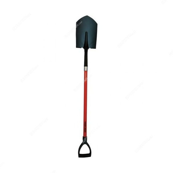 Black and Decker Spade Shovel, 33127, 128CM, Round Pointed