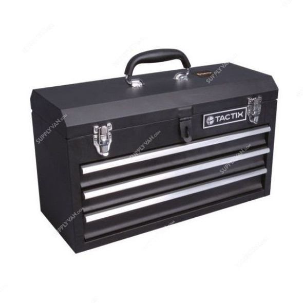 Tactix Portable Tool Chest, 321102, 3 Drawer, 20-1/2 Inch