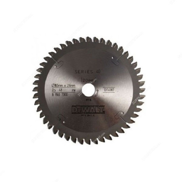 Dewalt Extreme Circular Saw Blade, DT4087-QZ, 165x20MM , 48 Teeth