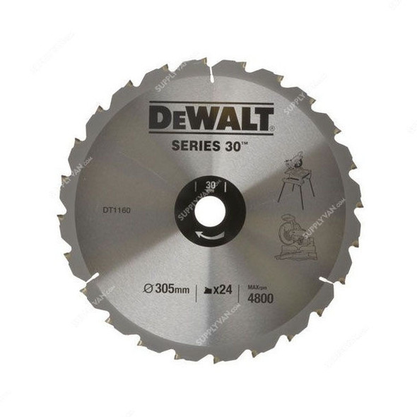 Dewalt Circular Saw Blade, DT1160-QZ, 305x30MM, 24 Teeth